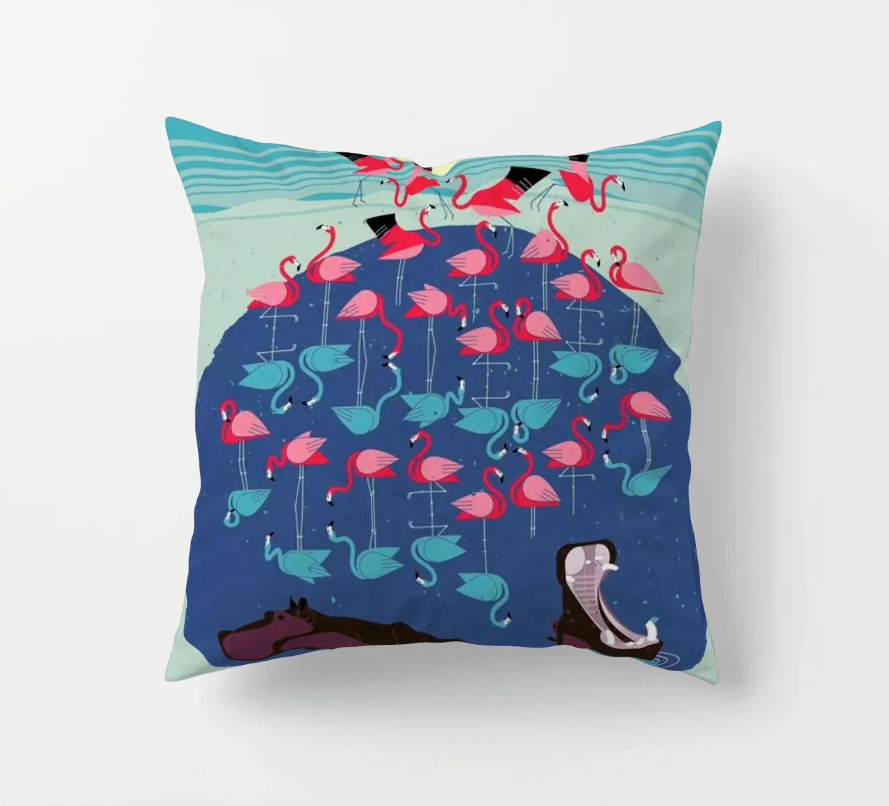 Flamingos cuscino da Dieter Braun