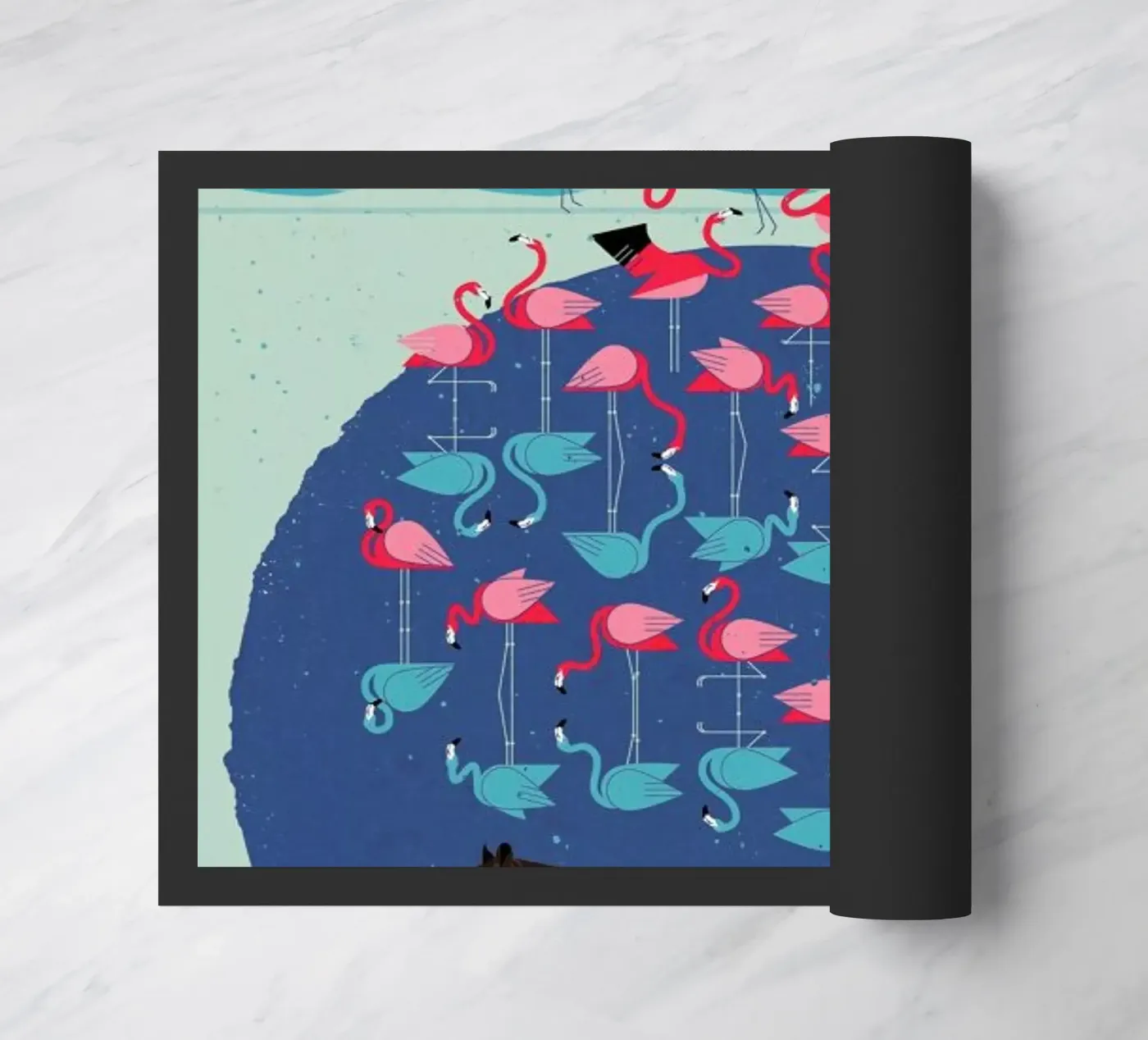 Flamingos paillasson de Dieter Braun