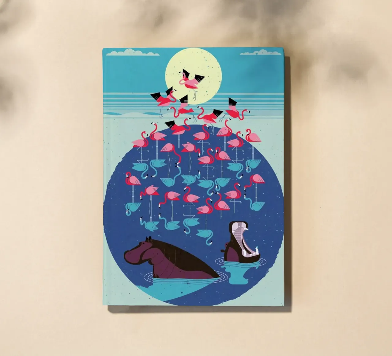 Flamingos notebook by Dieter Braun