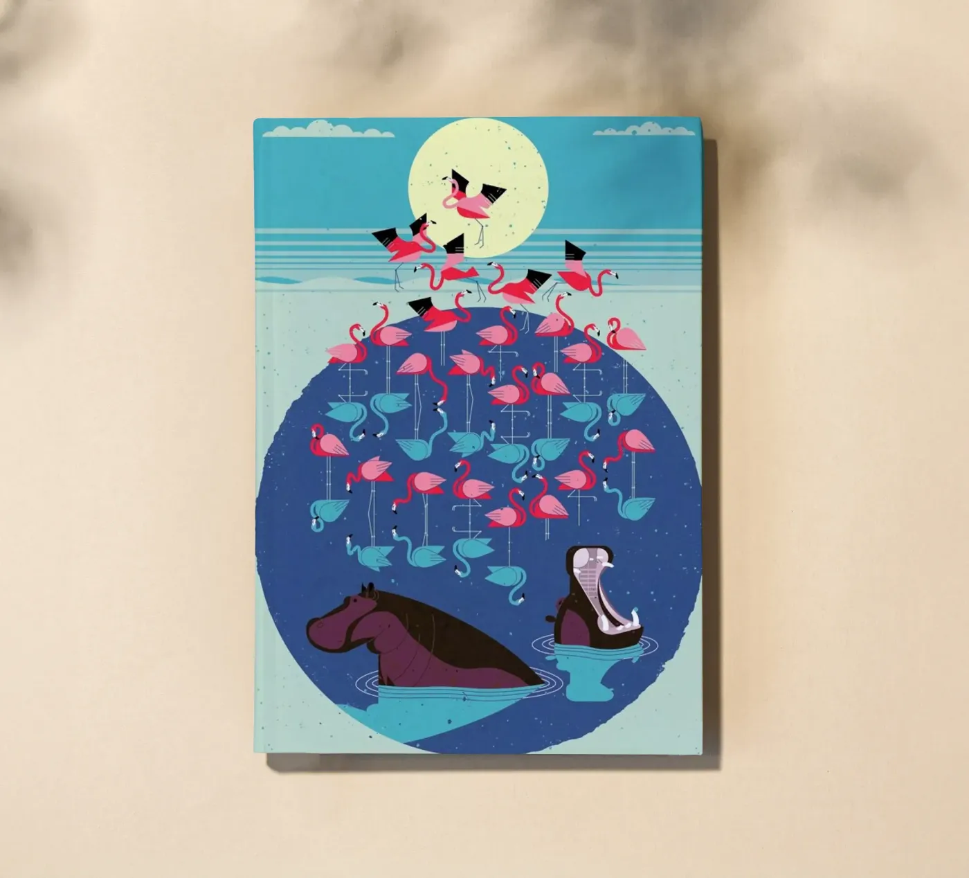 Flamingos notebook by Dieter Braun