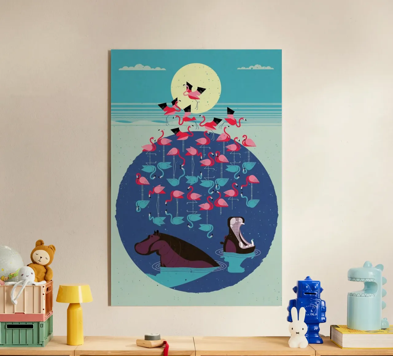 Flamingos plexiglass da Dieter Braun