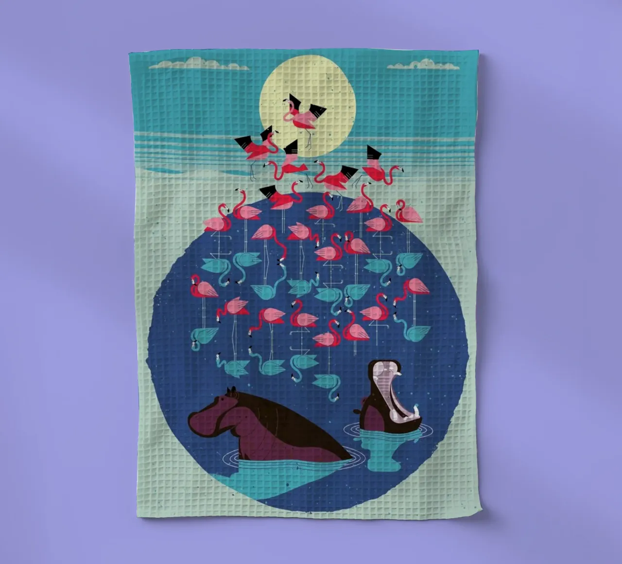 Flamingos torchon de Dieter Braun