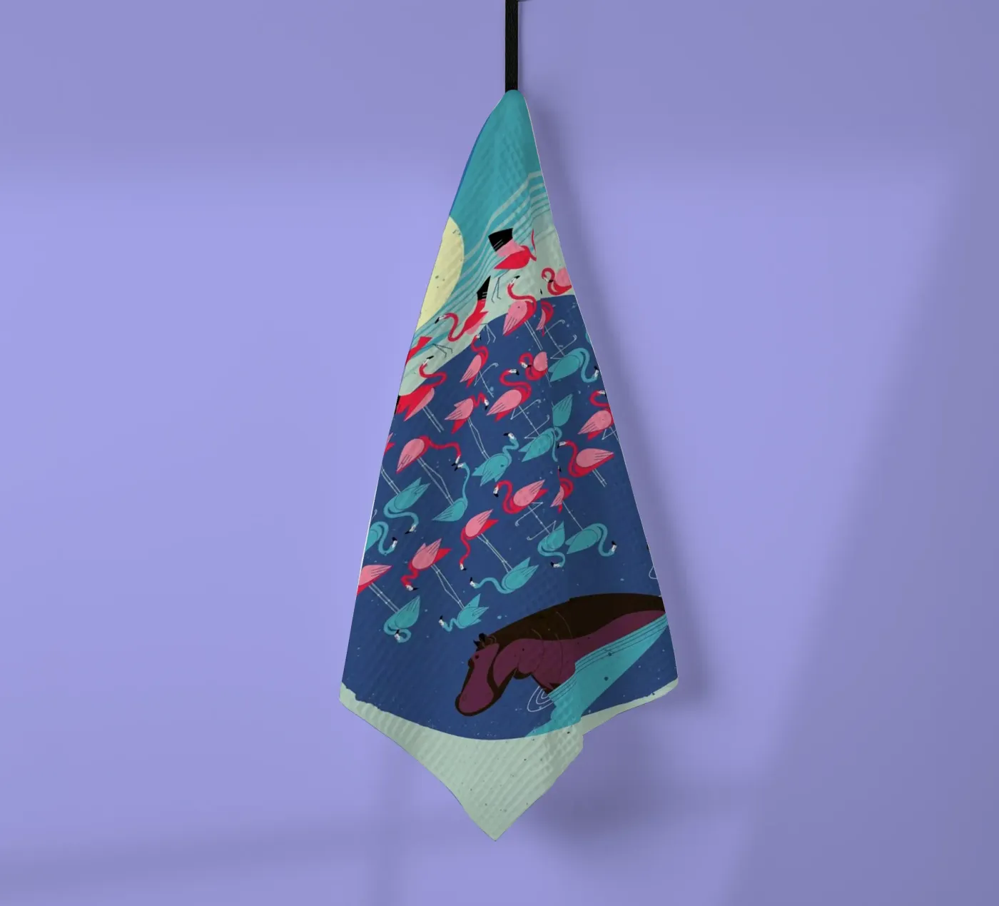 Flamingos Geschirrtuch von Dieter Braun