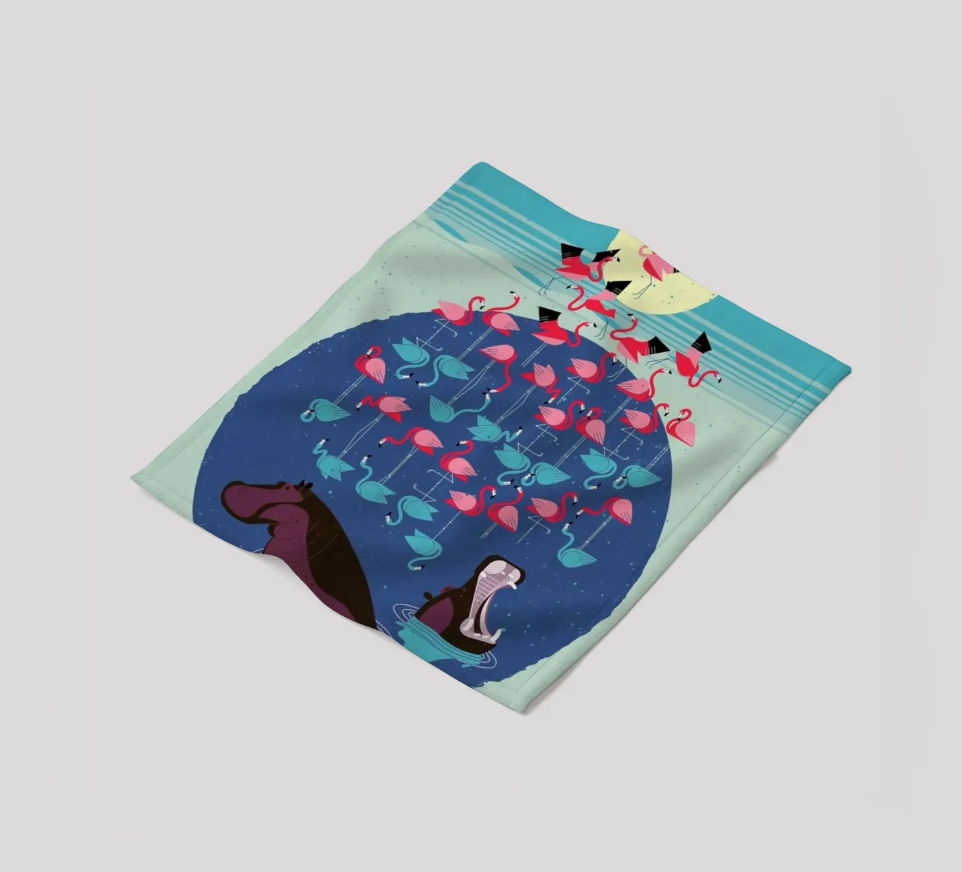 Flamingos plaid polaire de Dieter Braun