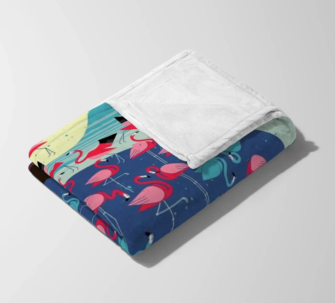 Flamingos Fleecedecke von Dieter Braun