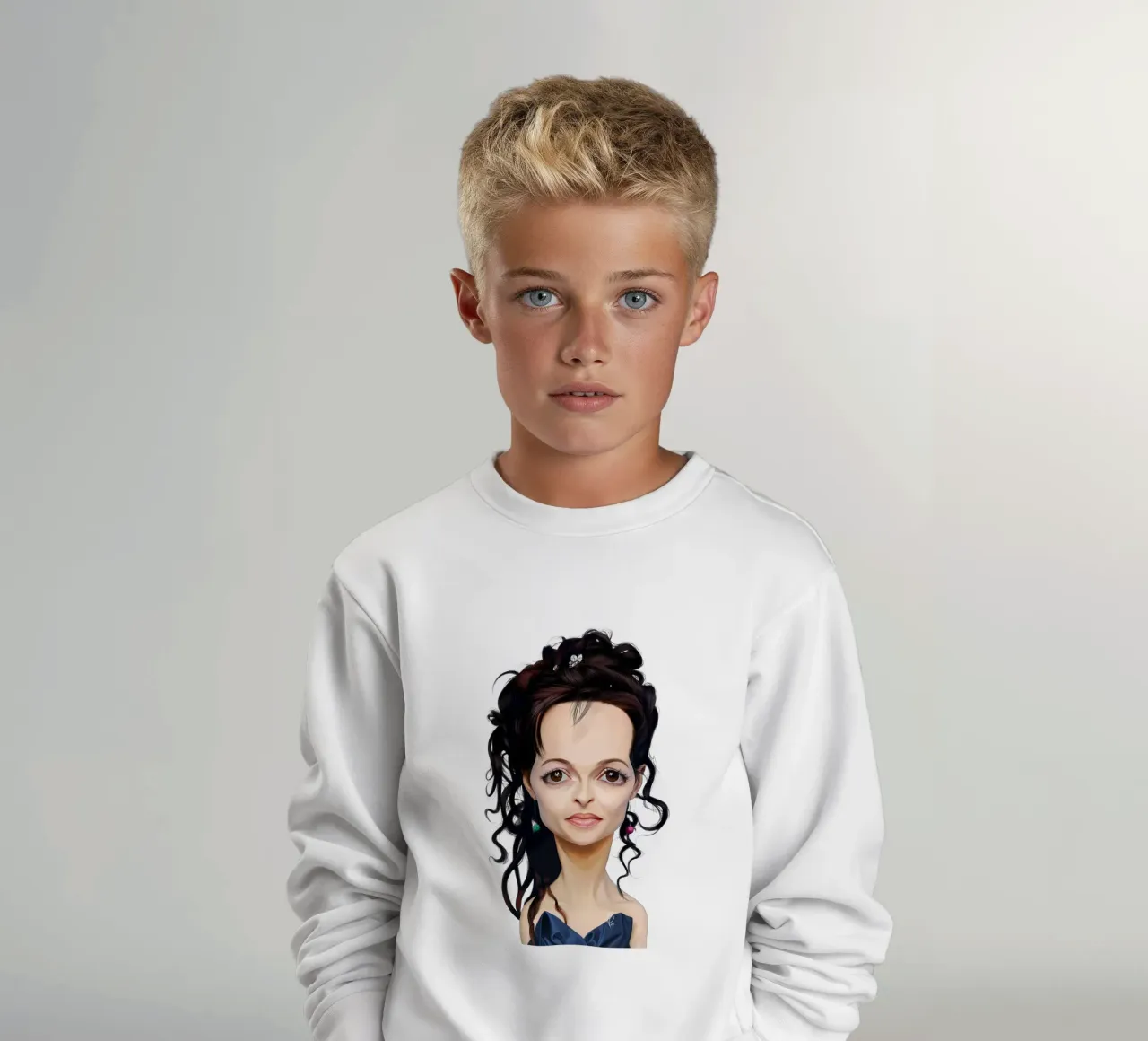 Helena Bonham Carter felpa bambino da Rob Art | Illustration