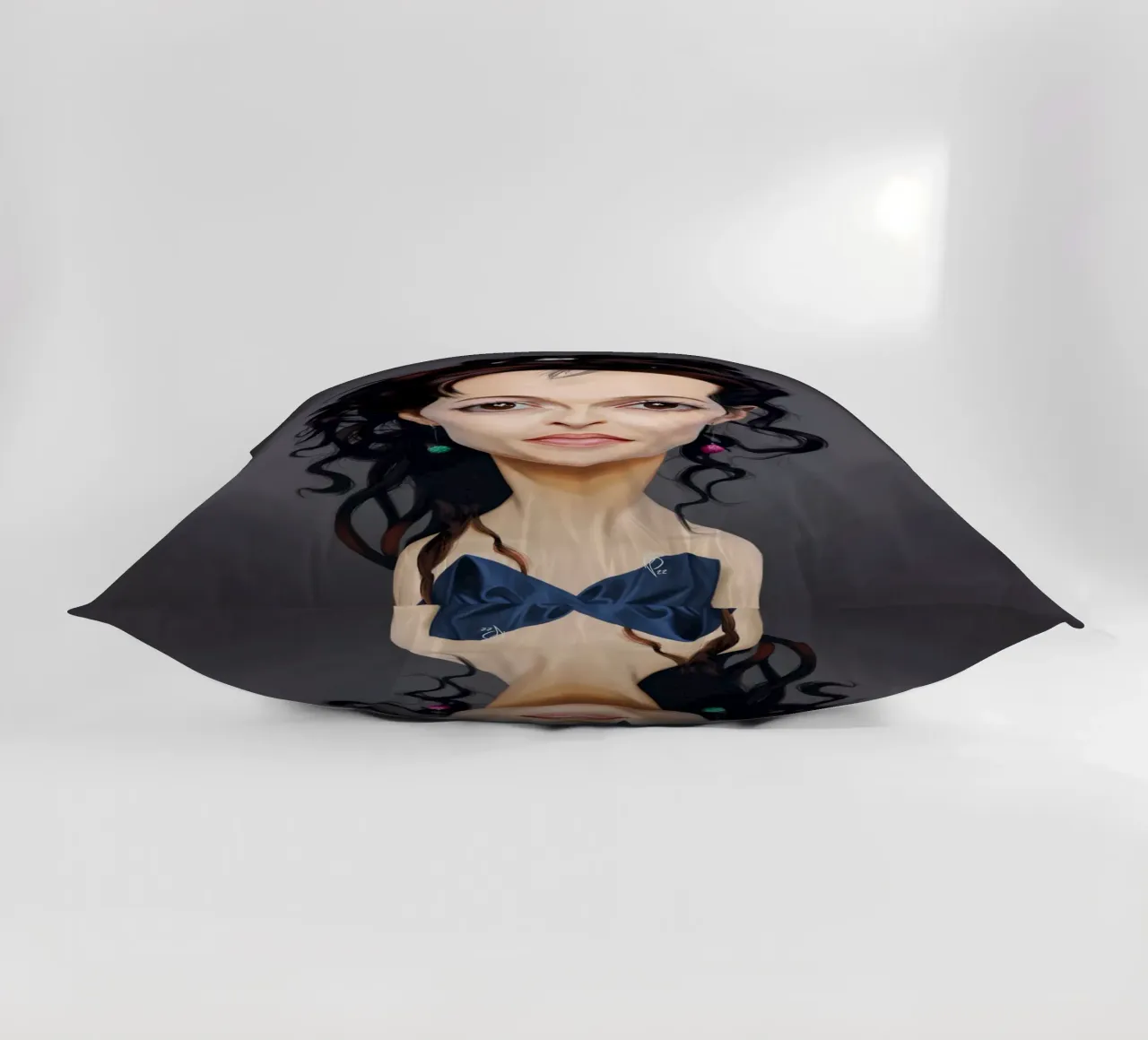 Helena Bonham Carter cuscino da Rob Art | Illustration