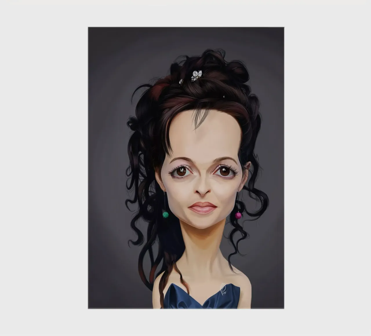 Helena Bonham Carter diario da Rob Art | Illustration