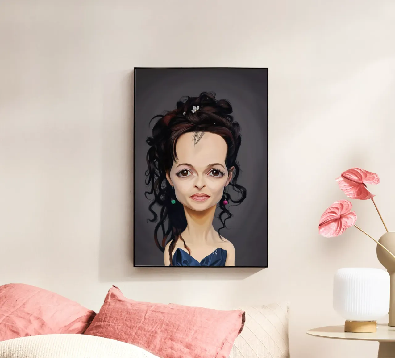 Helena Bonham Carter plexiglass da Rob Art | Illustration