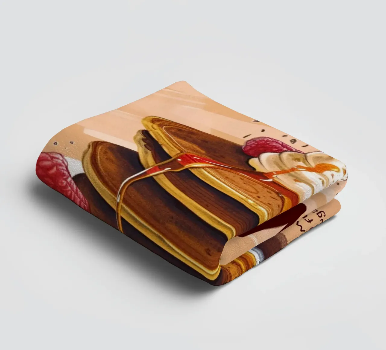 Poster da cucina con ricetta per pancake - Arte da parete per una deliziosa colazione asciugamano da bagno da NorwesClub