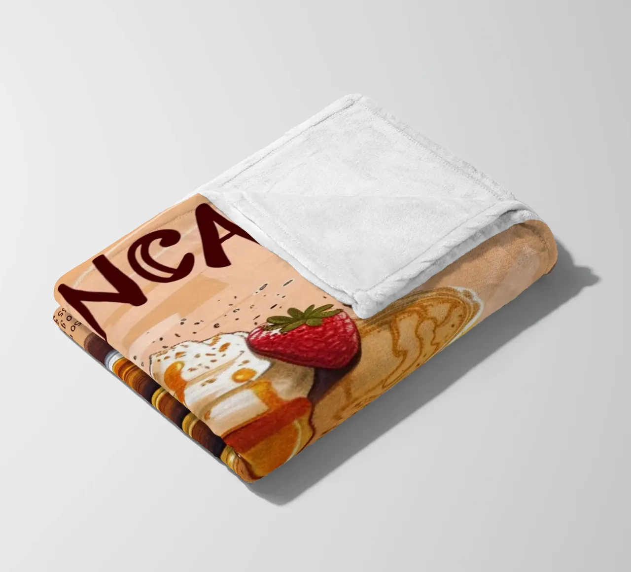 Poster da cucina con ricetta per pancake - Arte da parete per una deliziosa colazione coperta in pile da NorwesClub