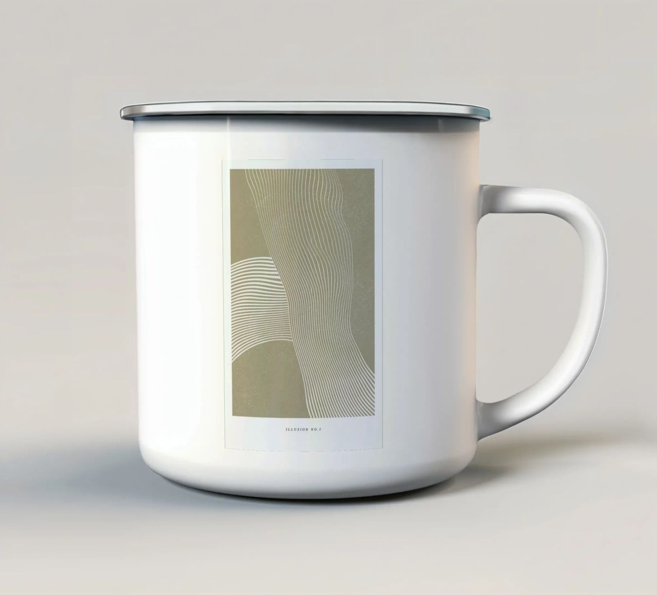 Illusion I tazza in smalto da Graphite