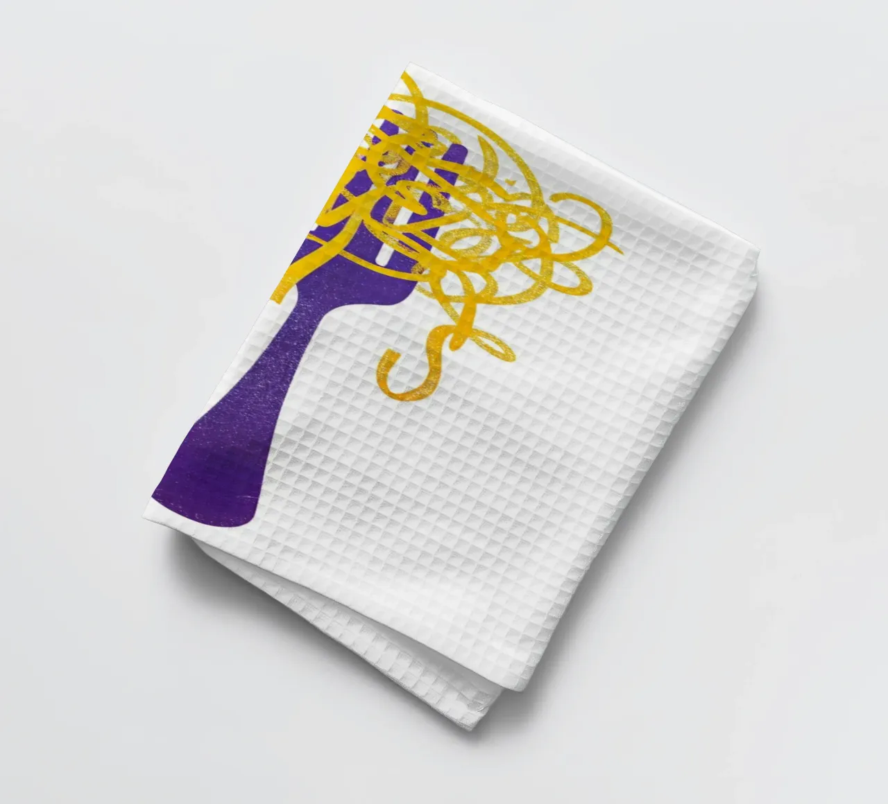 "Eat Spaghetti to Forgetti Your Regretti" Funny Pasta Art canovaccio da cucina da NorwesClub