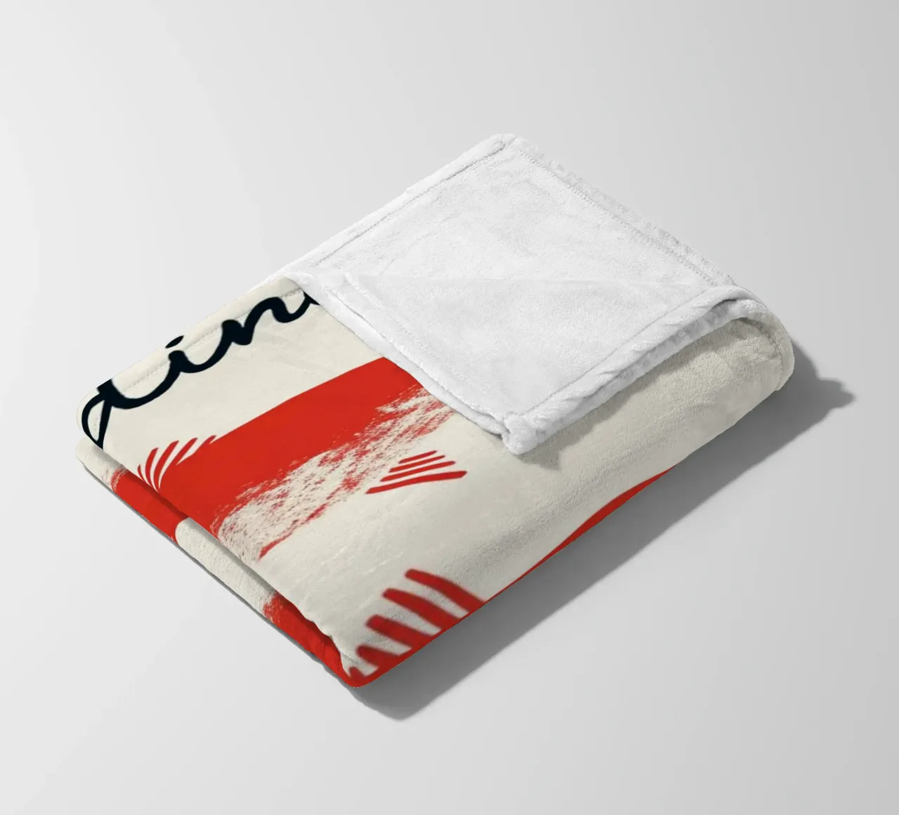 Poster pop art con le sardine rosse - Decorazione originale per la cucina a base di frutti di mare coperta in pile da NorwesClub