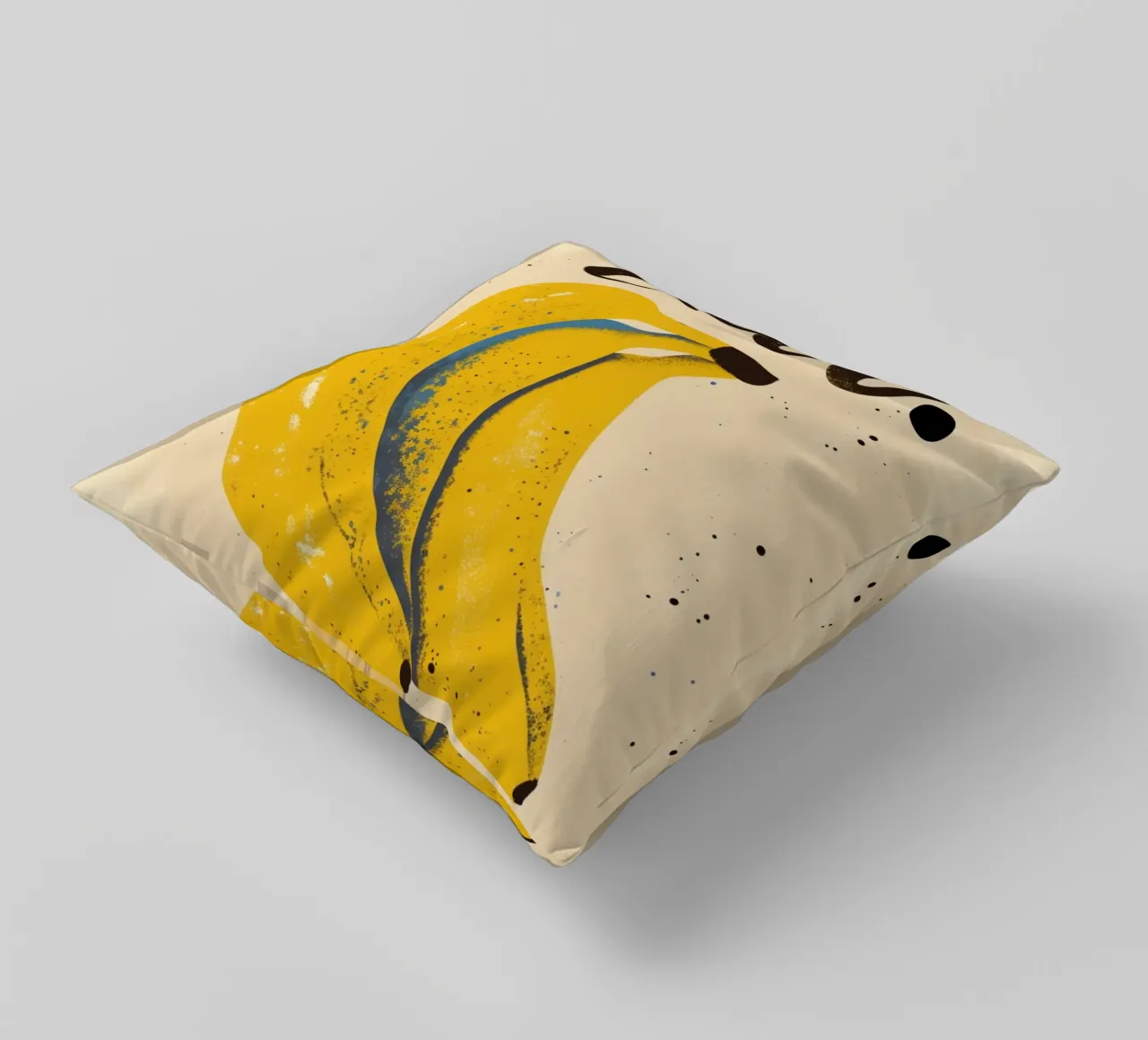 "Oui. Poster Pop Art Banana - Decorazione francese per la cucina cuscino da NorwesClub