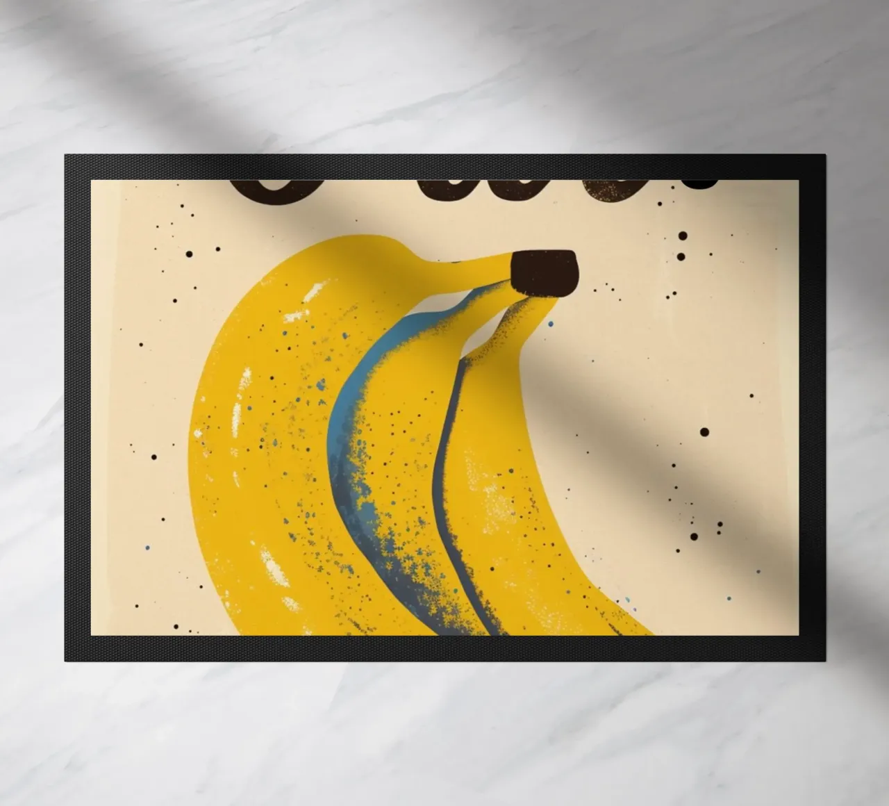 "Oui. Poster Pop Art Banana - Decorazione francese per la cucina zerbino da NorwesClub
