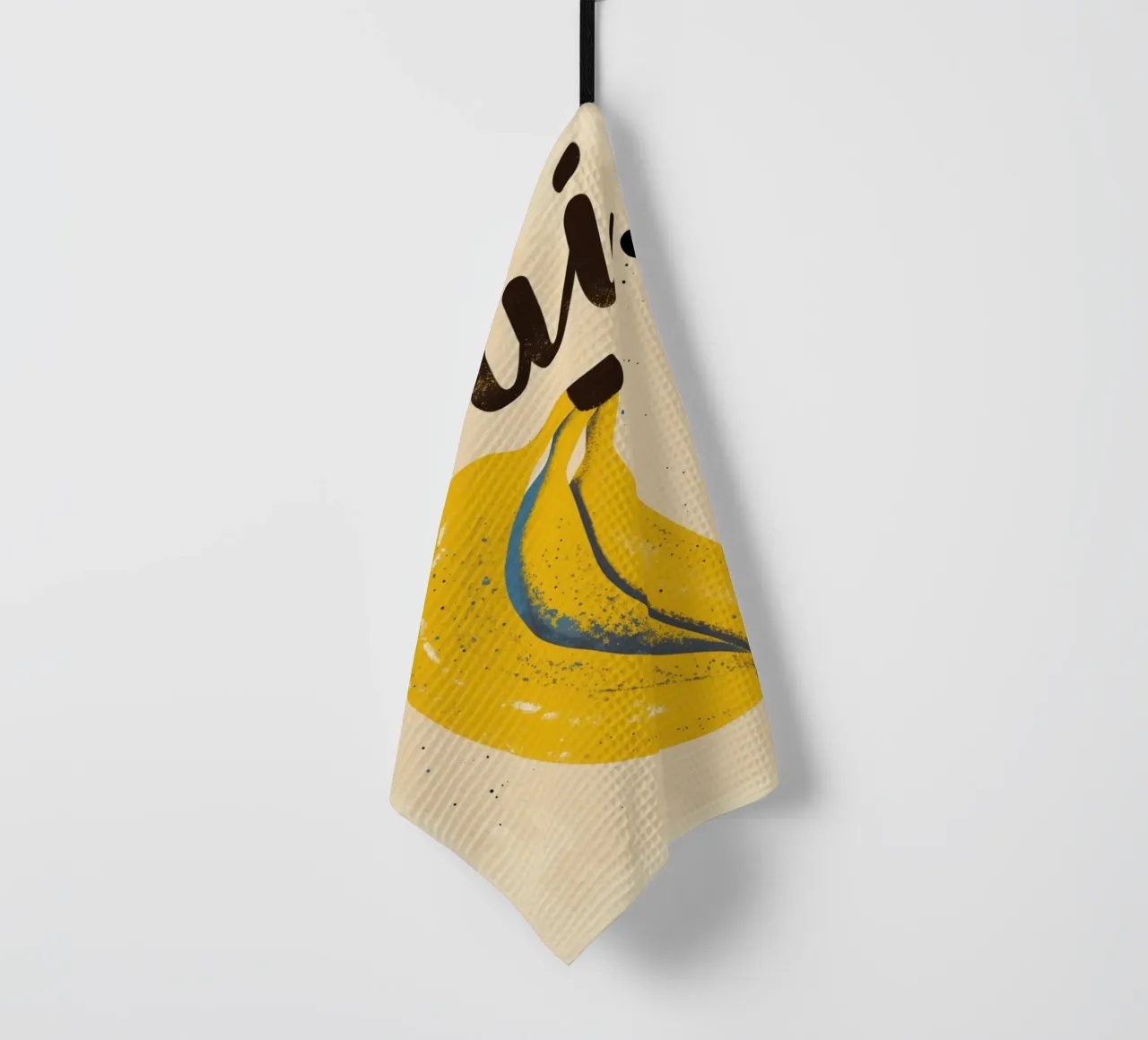 "Oui. Poster Pop Art Banana - Decorazione francese per la cucina canovaccio da cucina da NorwesClub