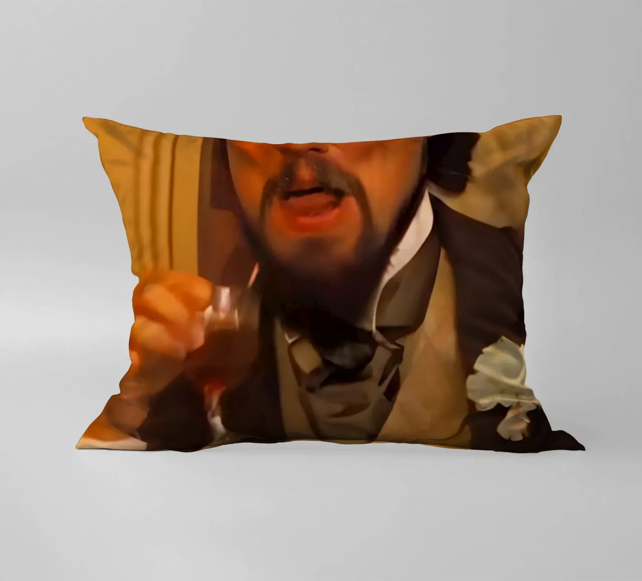 Leonardo Dicaprio Meme cuscino da Low poly art