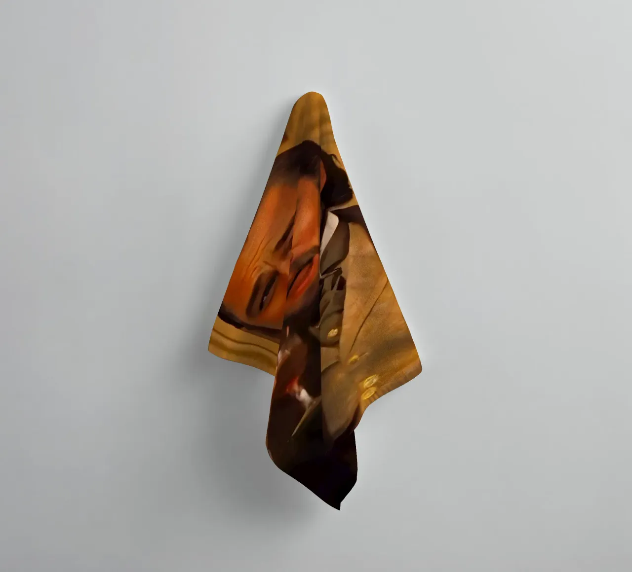 Leonardo Dicaprio Meme asciugamano da bagno da Low poly art