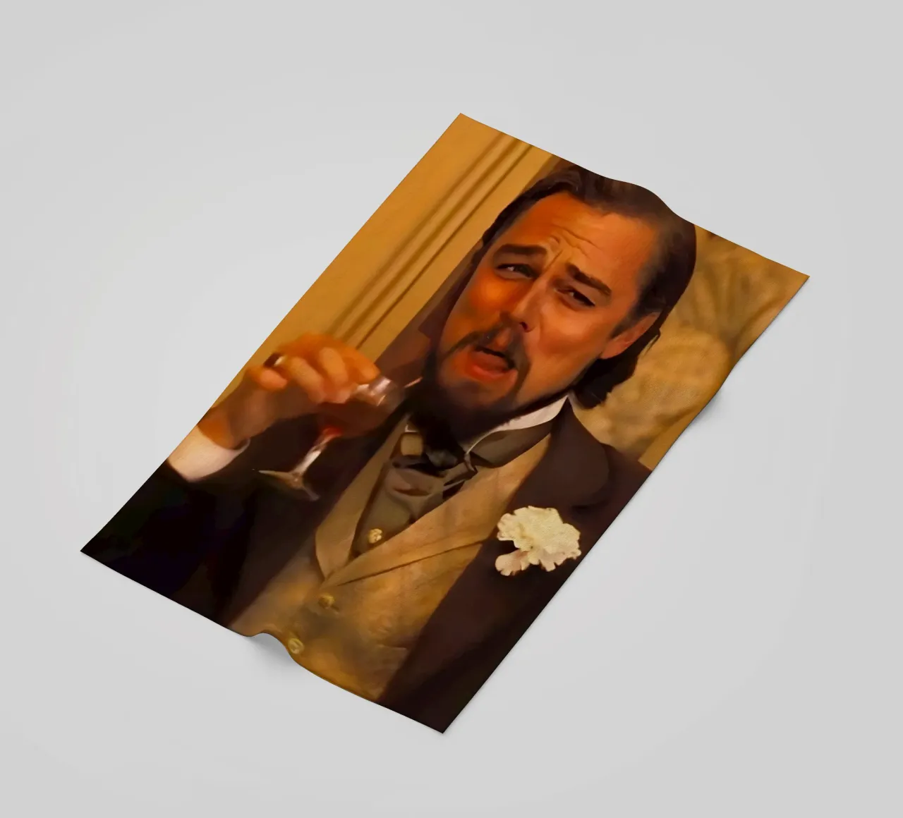 Leonardo Dicaprio Meme telo mare da Low poly art