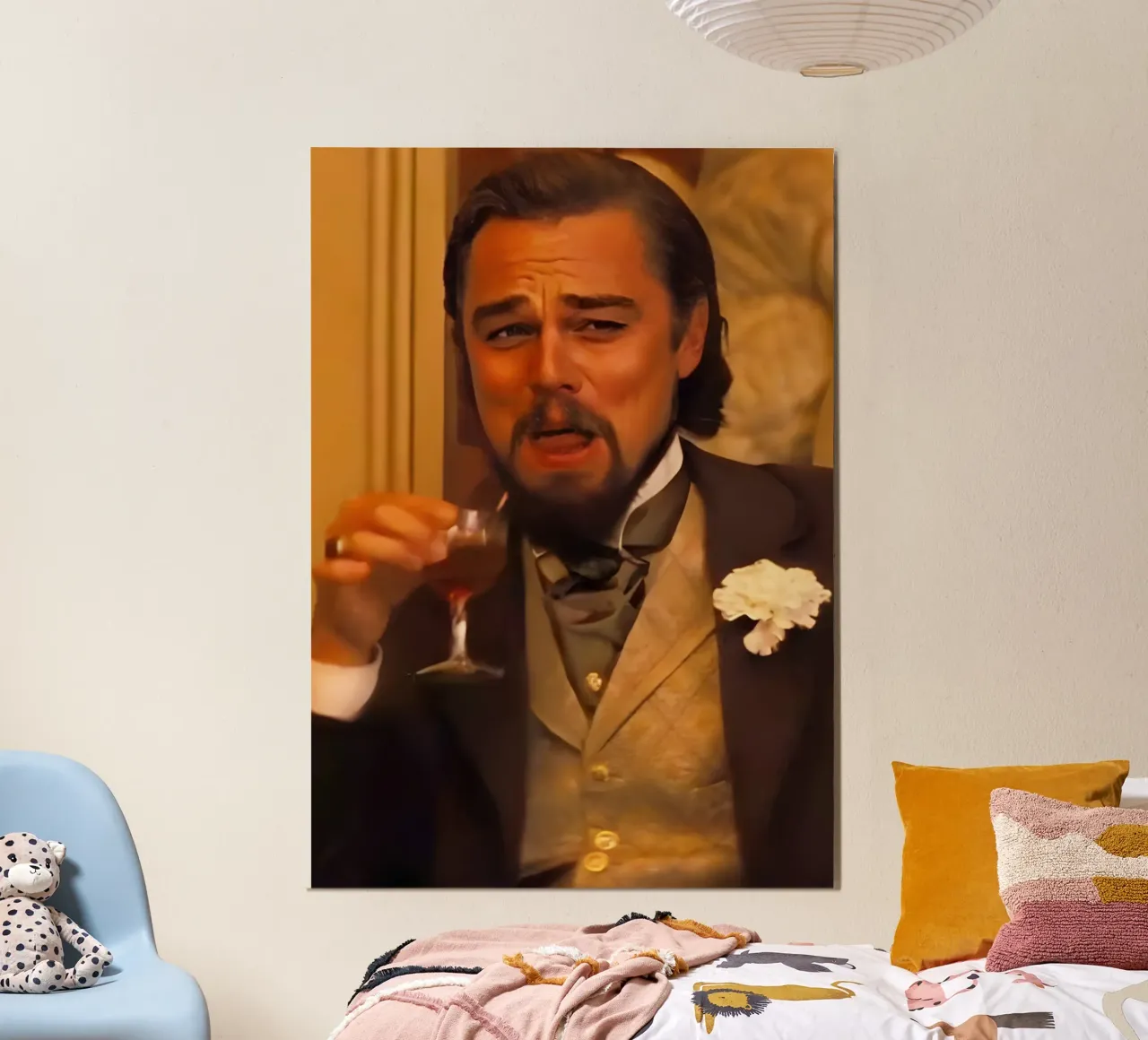 Leonardo Dicaprio Meme carta hahnemühle da Low poly art