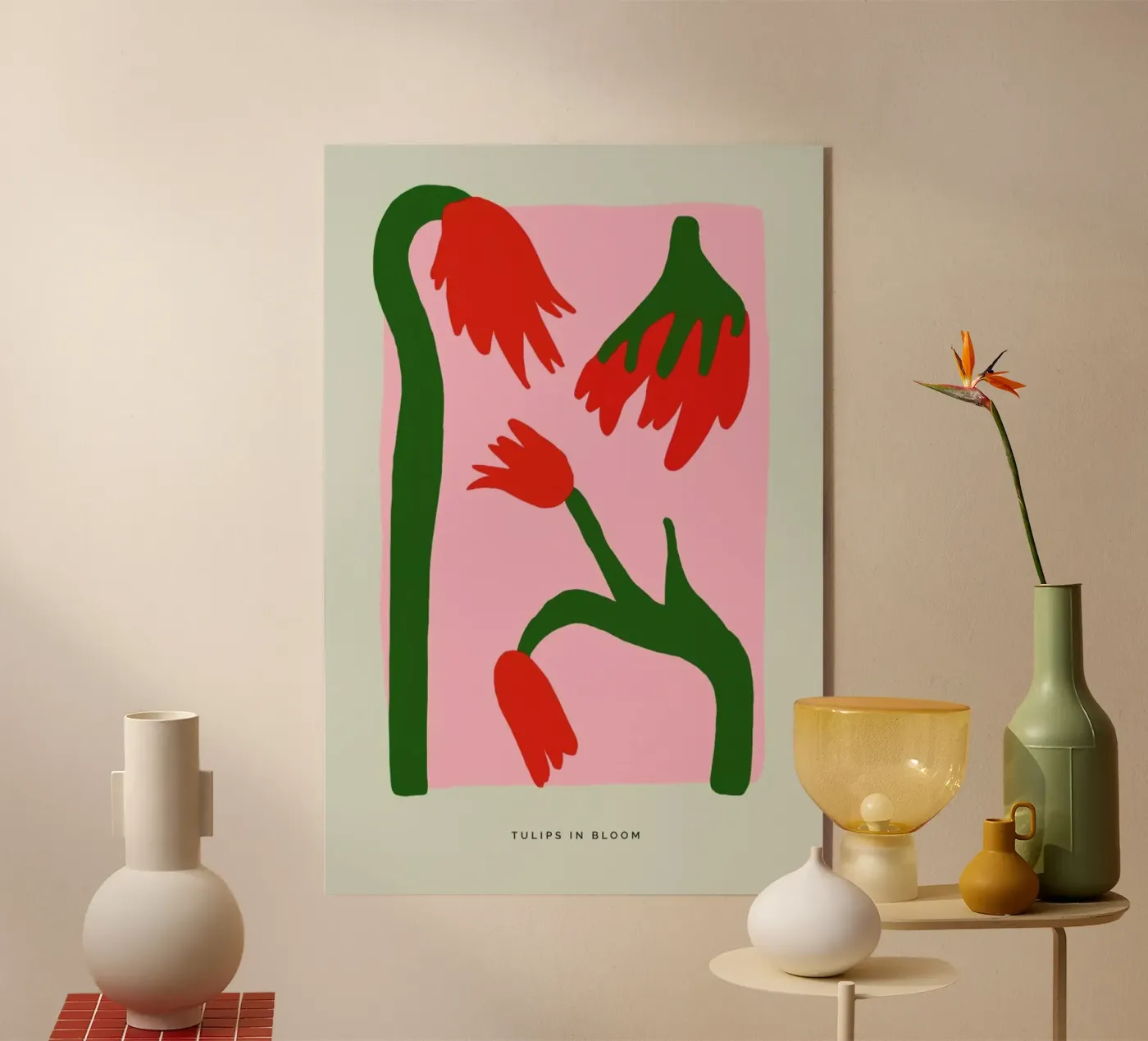 Tulips In Bloom plexiglass da Studio One