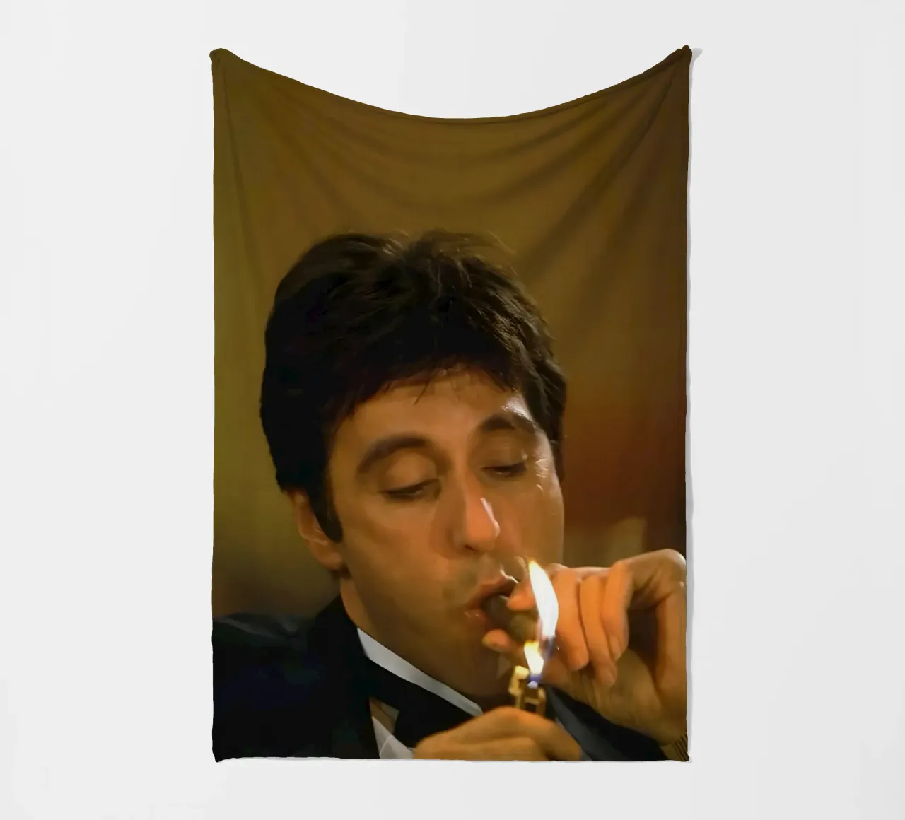 AI Pacino Meme coperta in pile da Low poly art