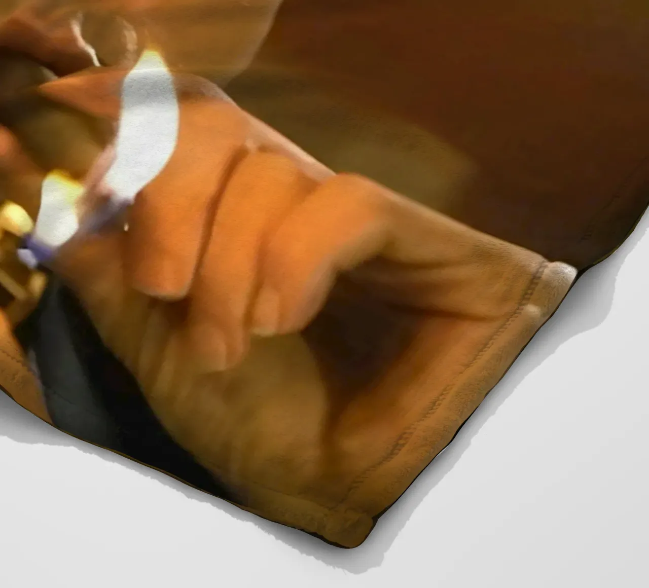 AI Pacino Meme coperta in pile da Low poly art