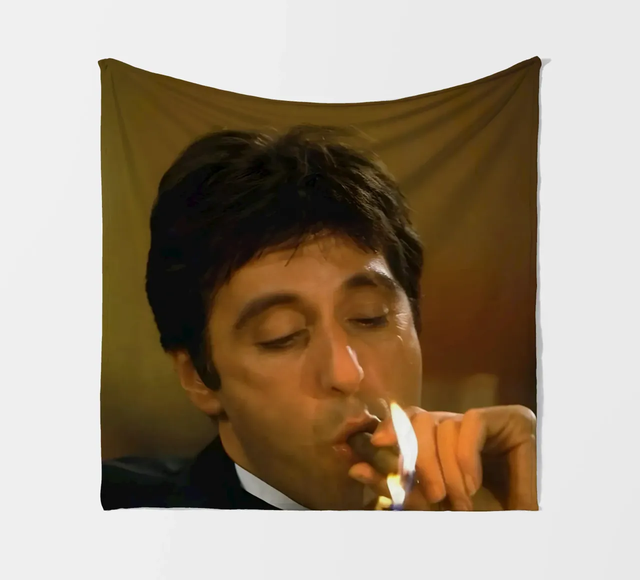 AI Pacino Meme coperta in pile da Low poly art