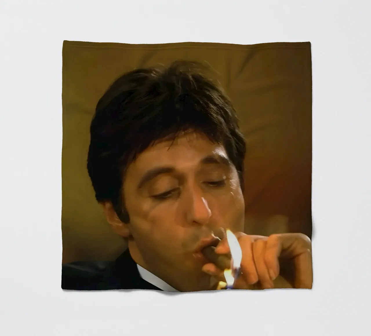 AI Pacino Meme coperta in pile da Low poly art