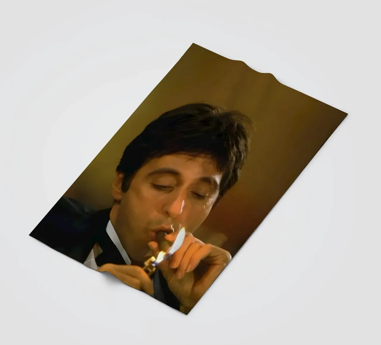 AI Pacino Meme coperta in pile da Low poly art