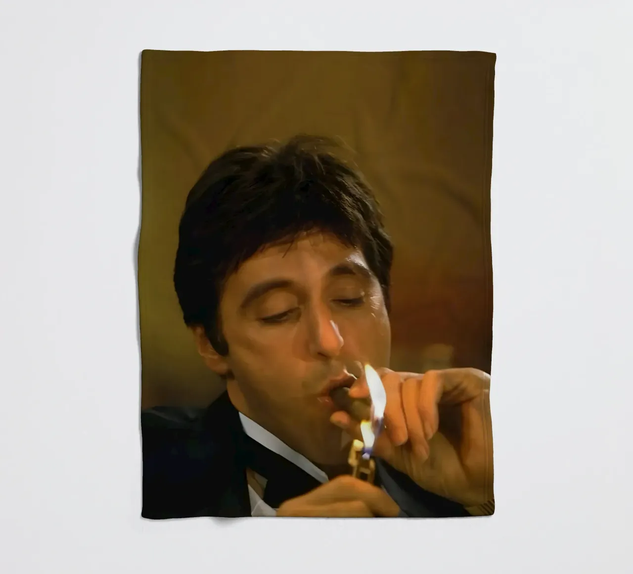 AI Pacino Meme coperta in pile da Low poly art
