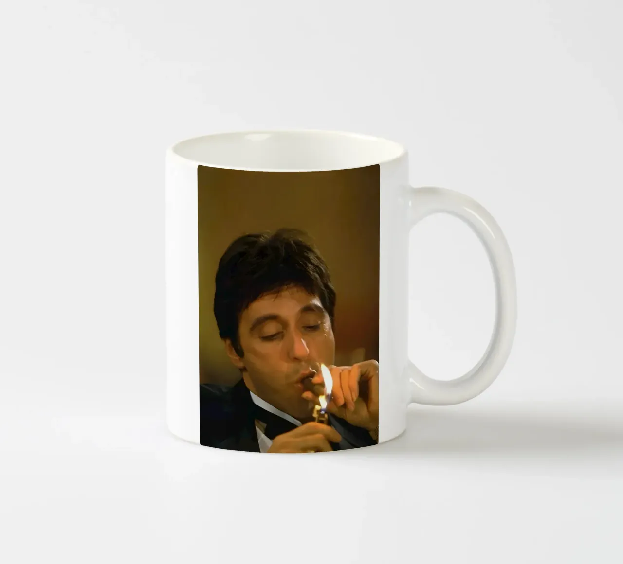 AI Pacino Meme tazza in ceramica da Low poly art