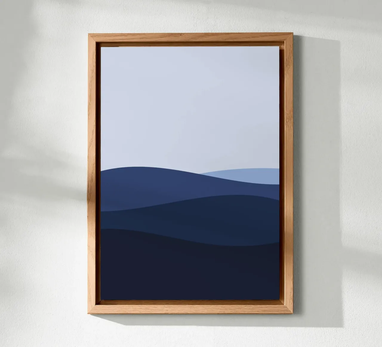 Illustration wave deep sea surface alluminio dibond da galihstudio