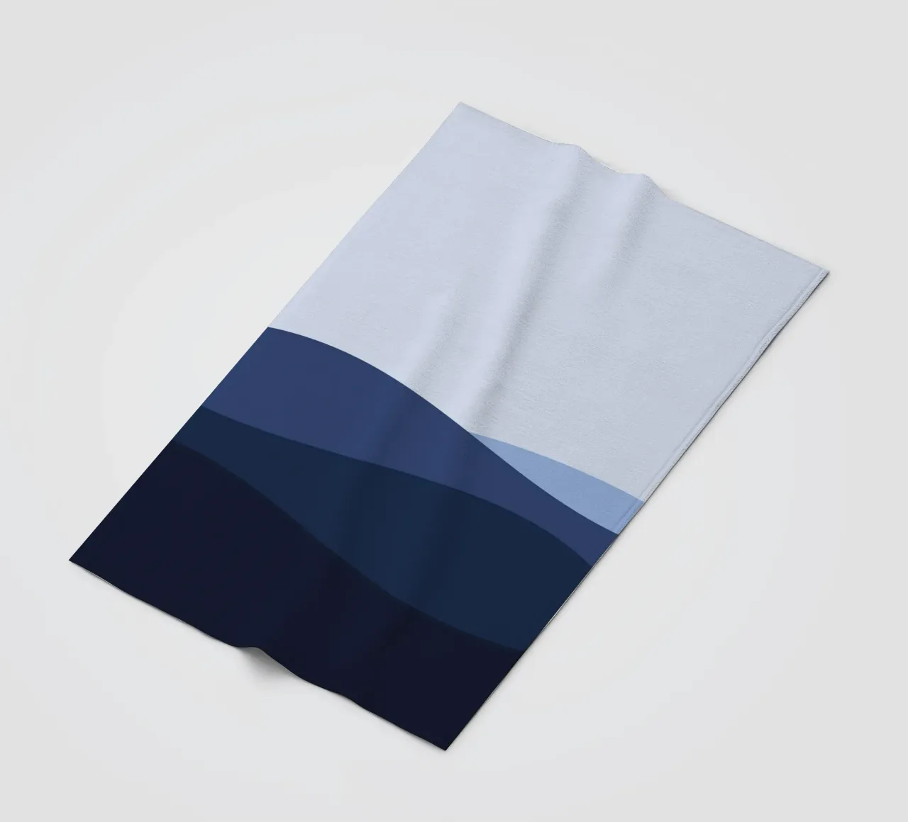 Illustration wave deep sea surface coperta in pile da galihstudio