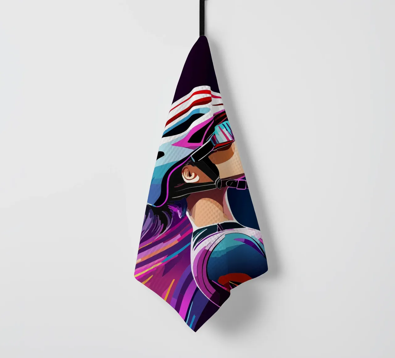 Design de vélo de course pour femmes - Puissance & style moderne torchon de Radkunstwerk