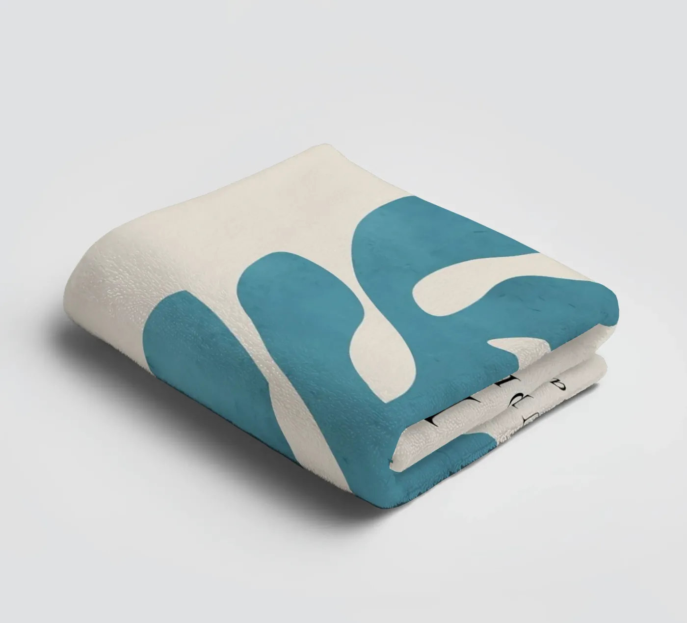 Centrum Blauw badhanddoek van Vonda Shop