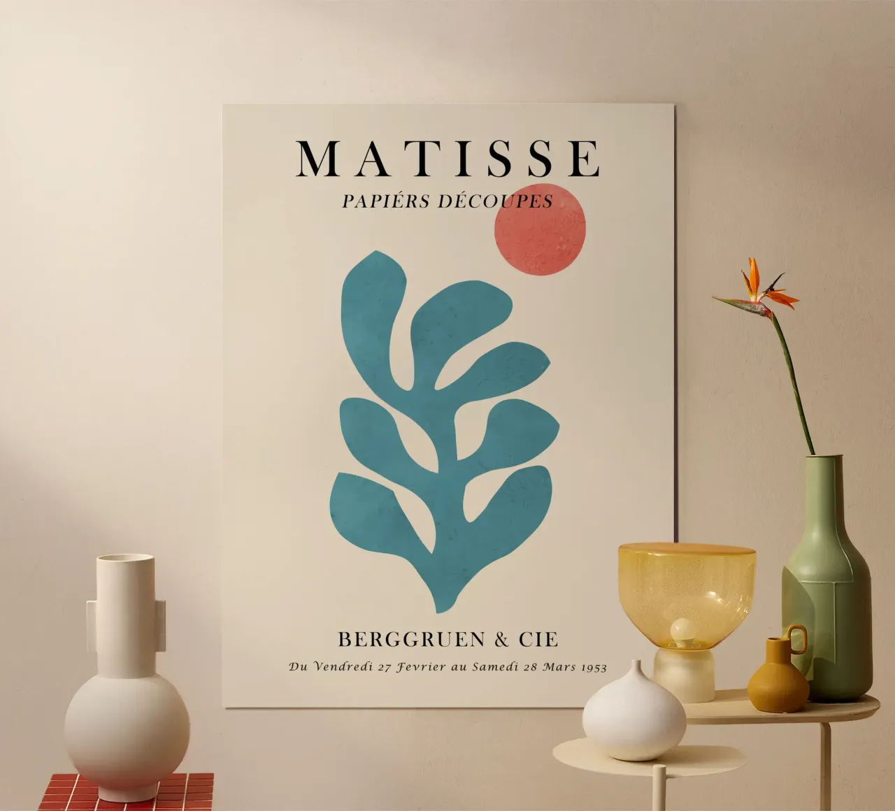 Centro Blu poster da Vonda Shop