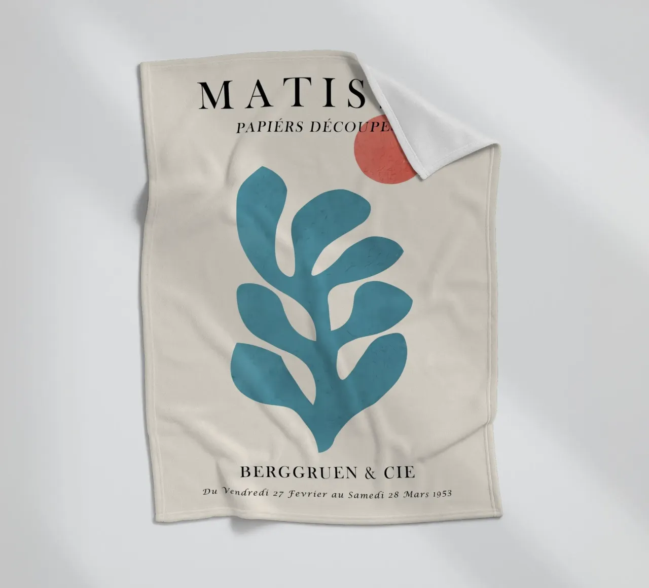 Centro Blu coperta in pile da Vonda Shop