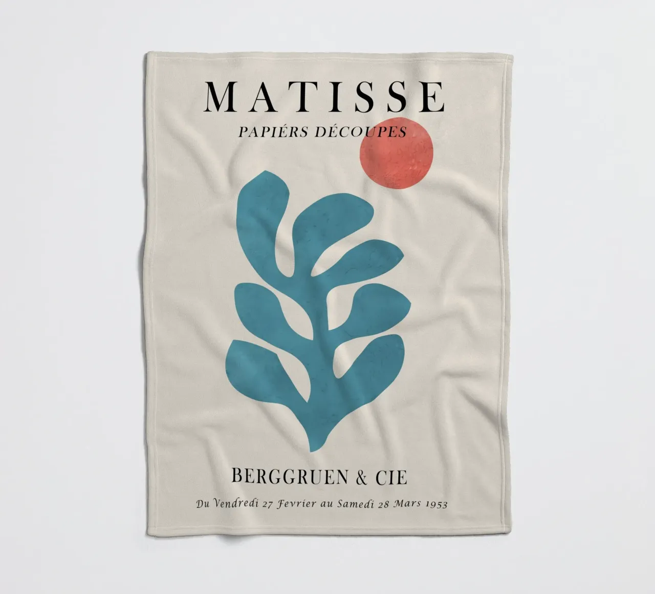 Centro Blu coperta in pile da Vonda Shop