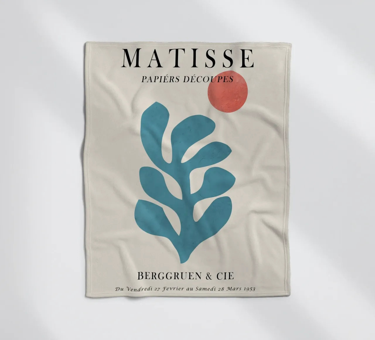 Centro Blu coperta in pile da Vonda Shop