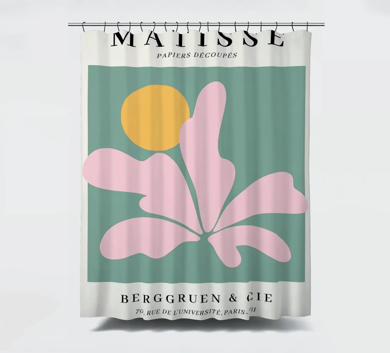 Comfortable and beautiful shower curtain by Vonda Shop