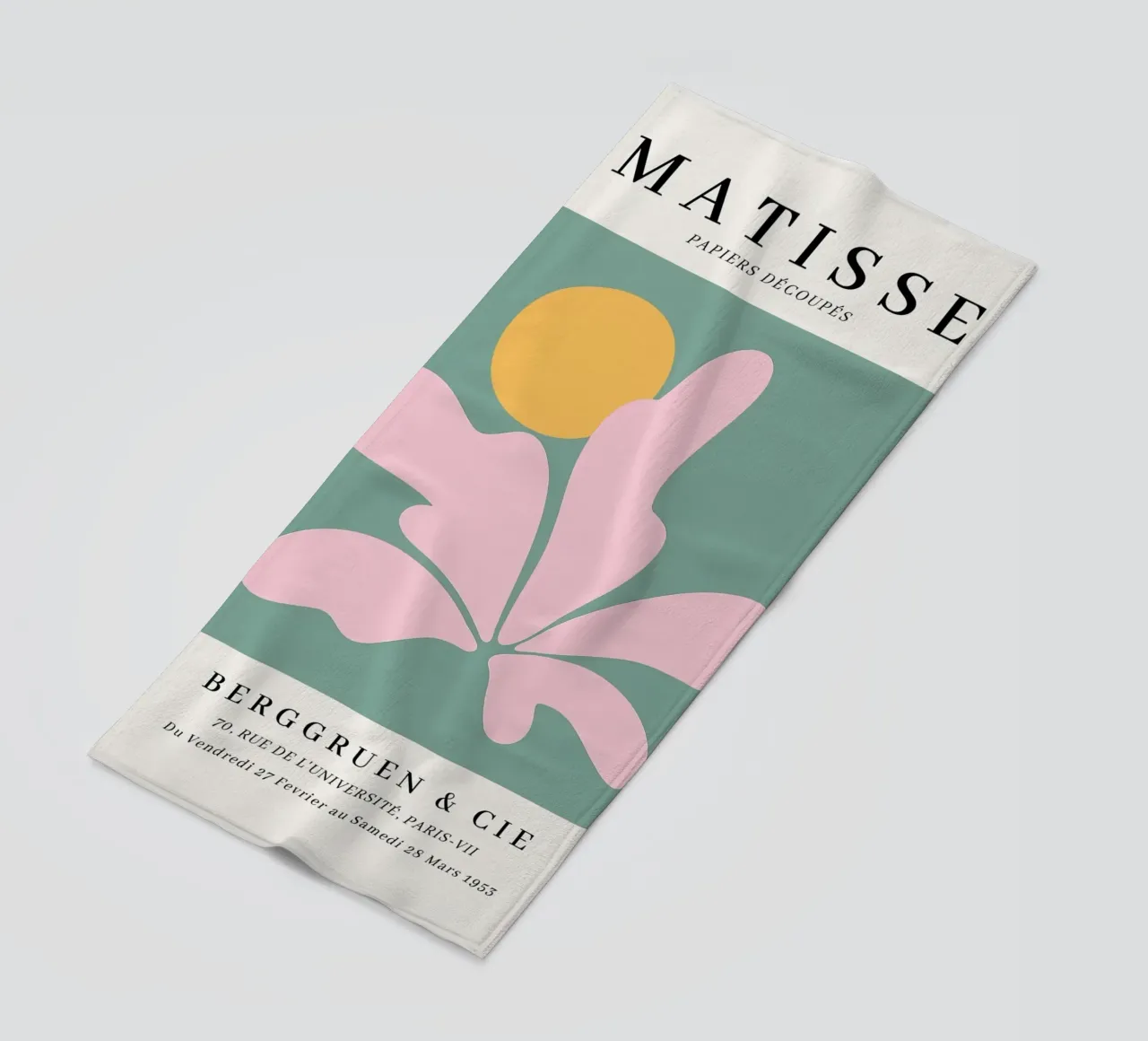 Comfortabel en mooi strandhanddoek van Vonda Shop