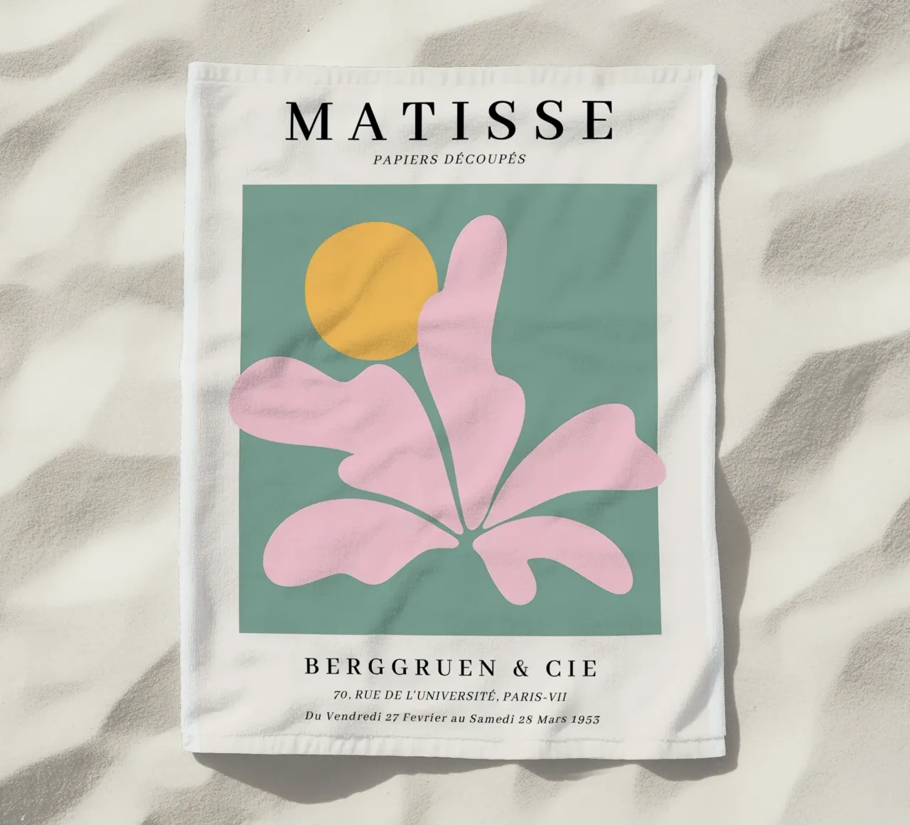 Comfortabel en mooi strandhanddoek van Vonda Shop