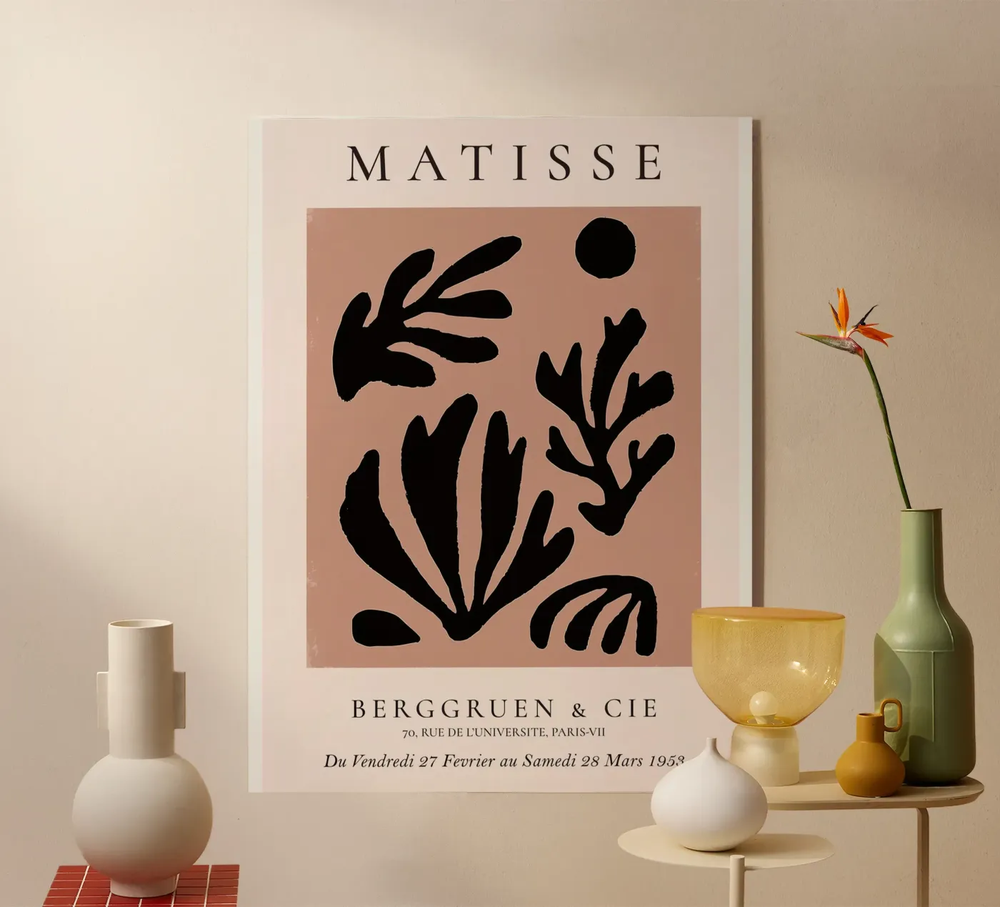 Black Coral Matisse plexiglass da Vonda Shop