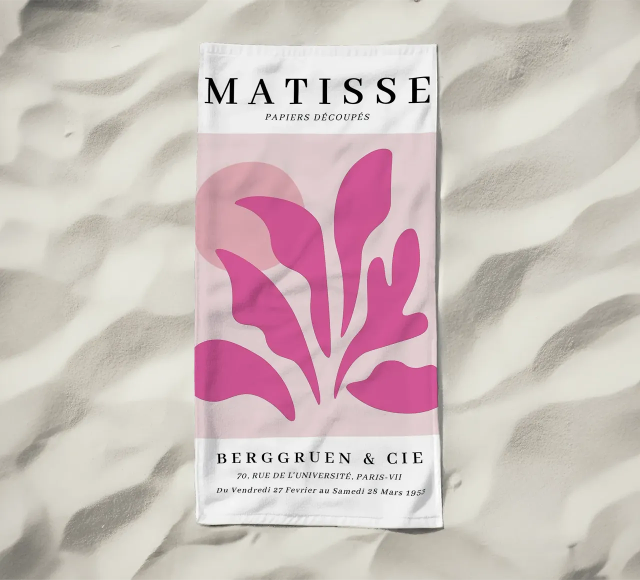 Corallo rosa telo mare da Vonda Shop