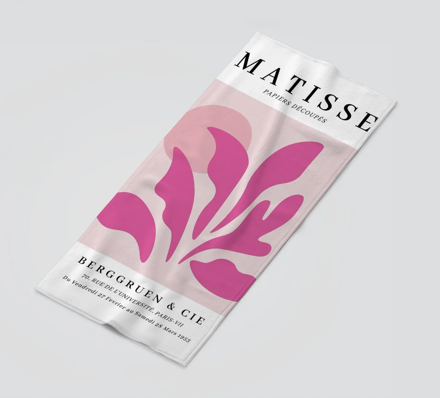 Corallo rosa telo mare da Vonda Shop