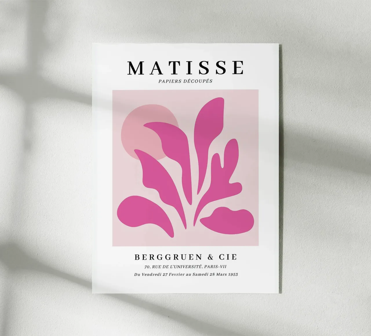 Roze koraal acryl van Vonda Shop