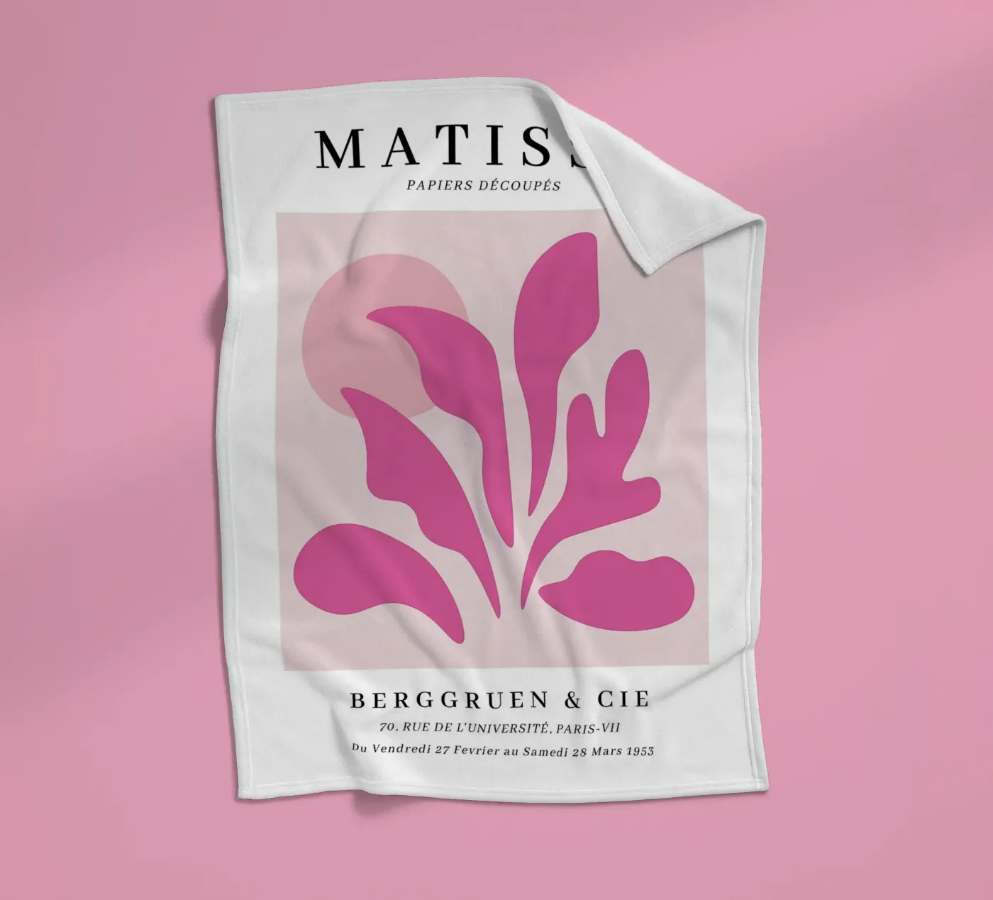 Corallo rosa coperta in pile da Vonda Shop