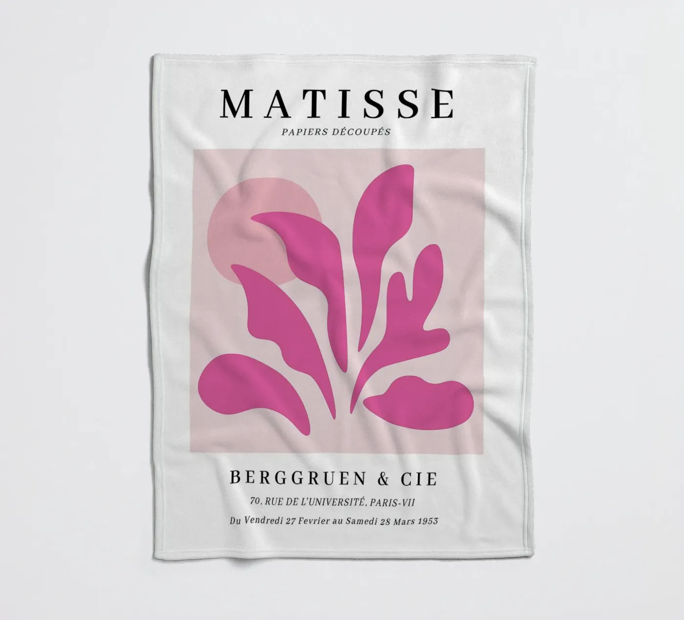 Corallo rosa coperta in pile da Vonda Shop